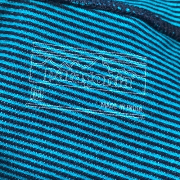 Patagonia blue striped leggings size medium - Picture 10 of 12